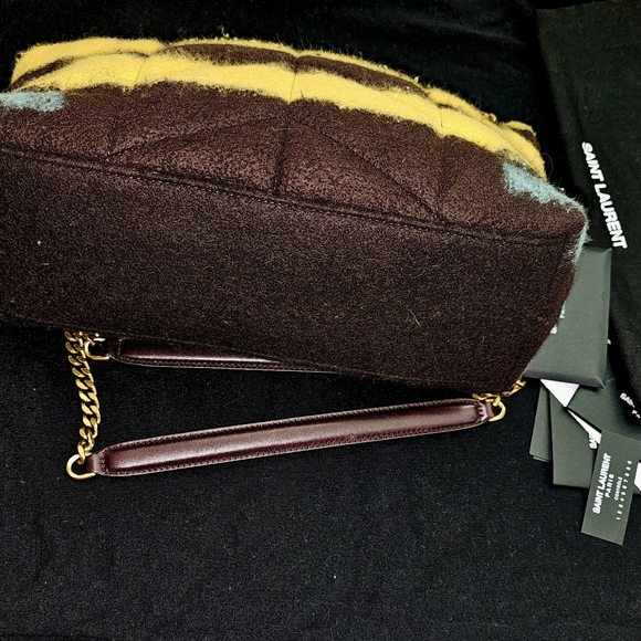 SAINT LAURENT Ysl Small Puffer Bag in Tie Dye  Wool Quilted Small Loulou - Picture 8 of 9